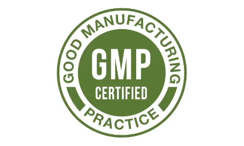 DentaBiome GMP manufacturing badge